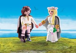 PLAYMOBIL - ASTRID ET HAROLD EN TENUE DE MARIAGE #70045